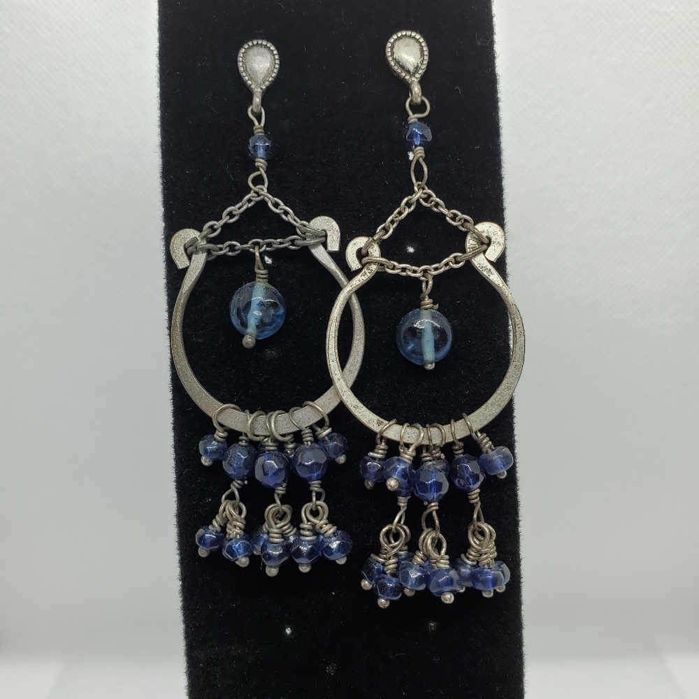 Vintage Avon NR Blue Earrings